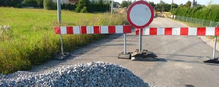 Wizja lokalna na drodze Dębowiec - Cieklin - Folusz Wizja lokalna na drodze Dębowiec - Cieklin - Folusz