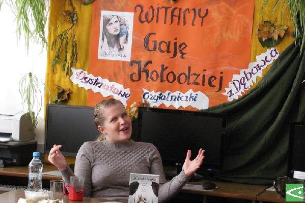 Spotkanie autorskie z Gają Kołodziej Spotkanie autorskie z Gają Kołodziej