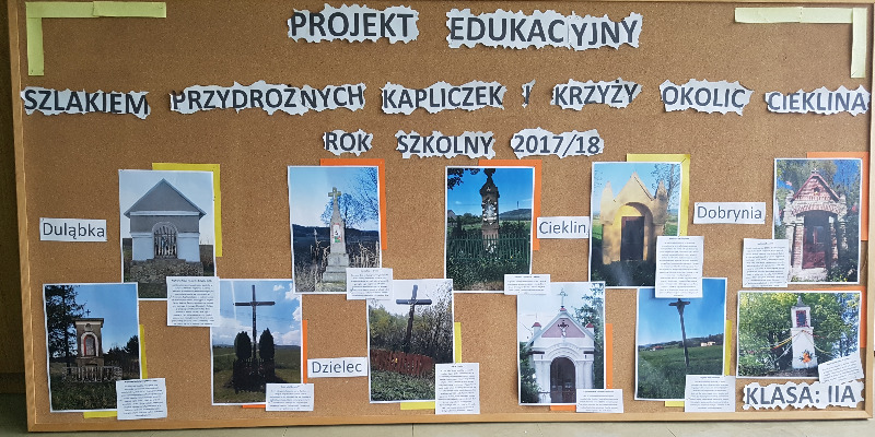 Szlakiem przydrożnych kapliczek i krzyży okolic Cieklina Szlakiem przydrożnych kapliczek i krzyży okolic Cieklina