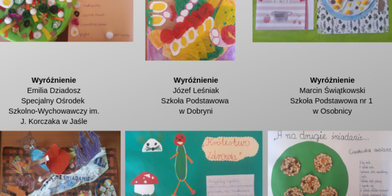 Wyniki konkursu na plakat - Talerz Pełen Zdrowia Wyniki konkursu na plakat - Talerz Pełen Zdrowia