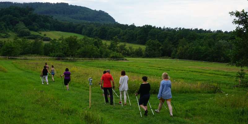 Ścieżka nordic walking im. Generała Tadeusza Rozwadowskiego w Cieklinie otwarta Ścieżka nordic walking im. Generała Tadeusza Rozwadowskiego w Cieklinie otwarta