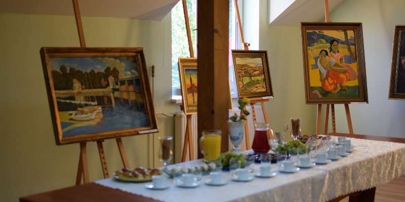 Wystawa kopii obrazów van Gogha, Matejki i Moneta autorstwa Józefa Załęskiego otwarta Wystawa kopii obrazów van Gogha, Matejki i Moneta autorstwa Józefa Załęskiego otwarta