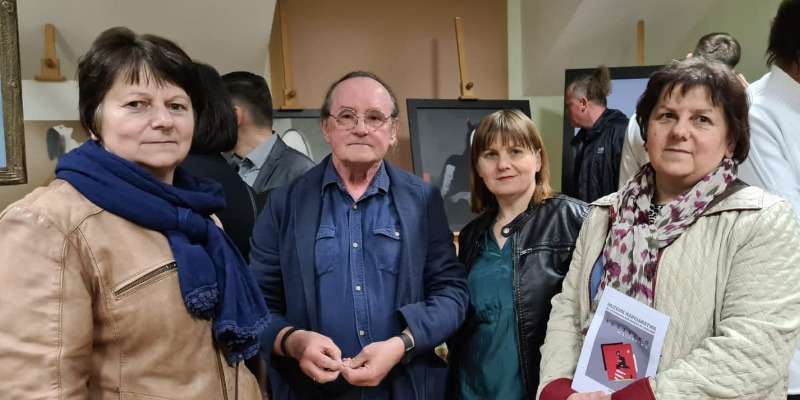Wernisaż wystawy malarstwa Tadeusza Łuczejko z jazzowym akcentem Wernisaż wystawy malarstwa Tadeusza Łuczejko z jazzowym akcentem