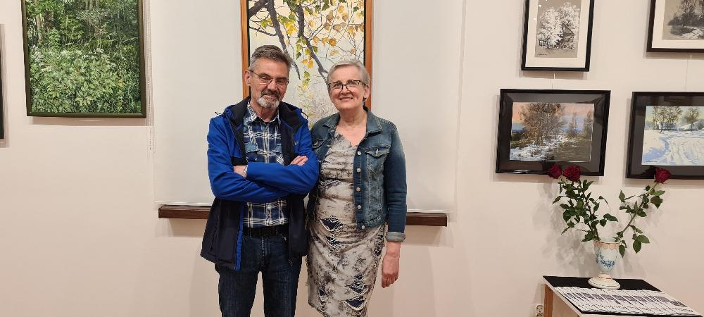 Wernisaż Krystyny Kuźniarskiej i Piotra Warchoła w Muzeum Narciarstwa im. Stanisława Barabasza w Cieklinie Wernisaż Krystyny Kuźniarskiej i Piotra Warchoła w Muzeum Narciarstwa im. Stanisława Barabasza w Cieklinie