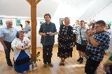 Magiczny wieczór w Cieklinie. Wernisaż wystawy „Malarski świat Grażyny Michowicz – Dzik”