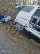 Wypadek w Cieklinie - Volkswagen w rowie