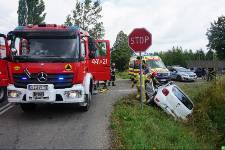 Wypadek na drodze Jasło-Folusz