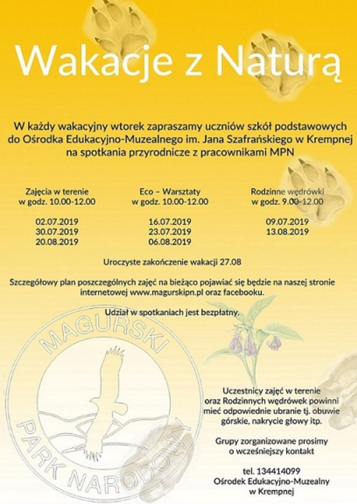 Wakacje z Naturą Wakacje z Naturą