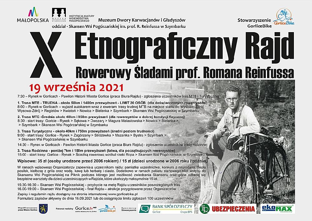 X ETNOGRAFICZNY RAJD ROWEROWY ŚLADAMI PROF. ROMANA REINFUSSA X ETNOGRAFICZNY RAJD ROWEROWY ŚLADAMI PROF. ROMANA REINFUSSA