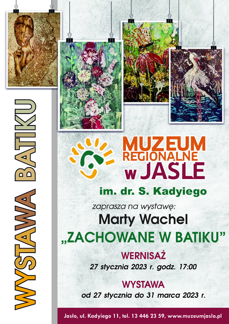 ZAPROSZENIE NA WERNISAŻ „ZACHOWANE W BATIKU” ZAPROSZENIE NA WERNISAŻ „ZACHOWANE W BATIKU”
