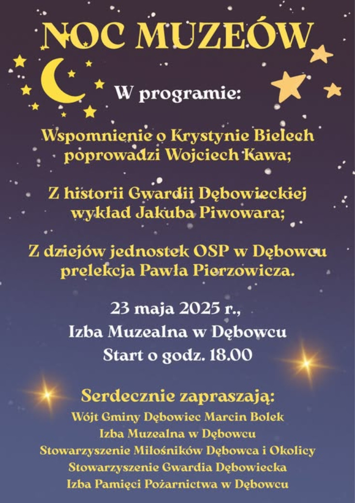 Noc Muzeów w Dębowcu