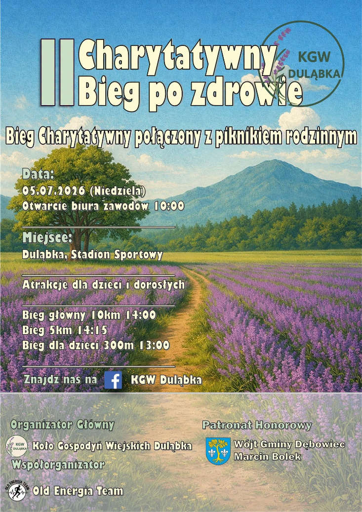 II Charytatywny Bieg po Zdrowie już w lipcu II Charytatywny Bieg po Zdrowie już w lipcu