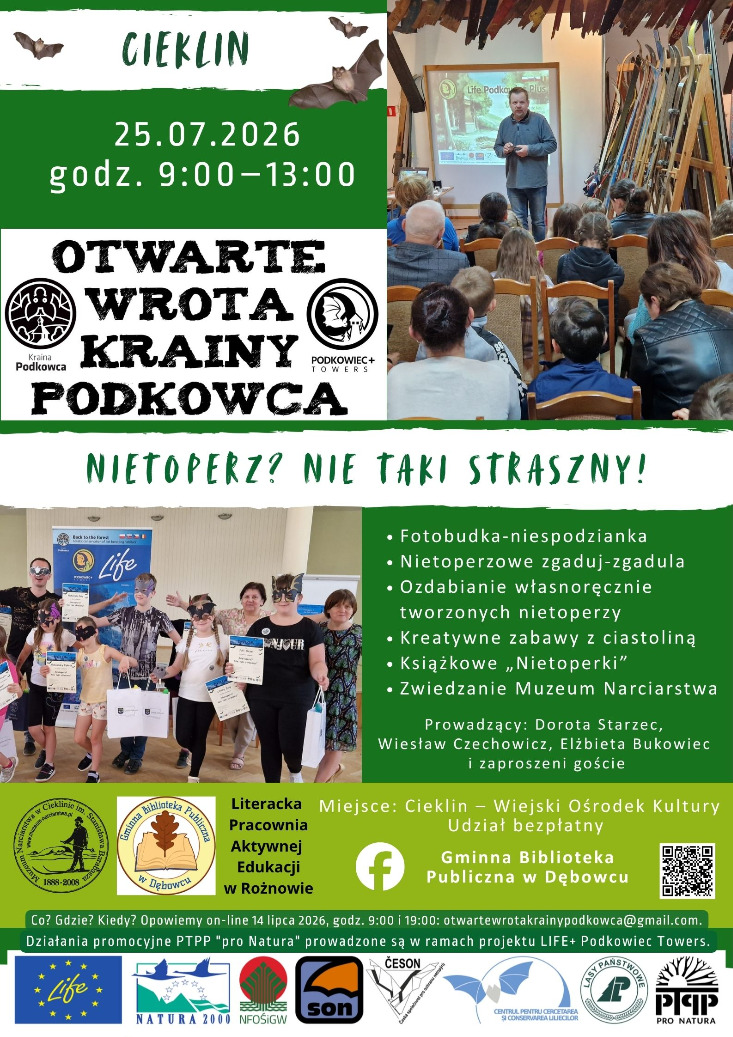 Nietoperz nie taki straszny – kolejna edycja! Nietoperz nie taki straszny – kolejna edycja!