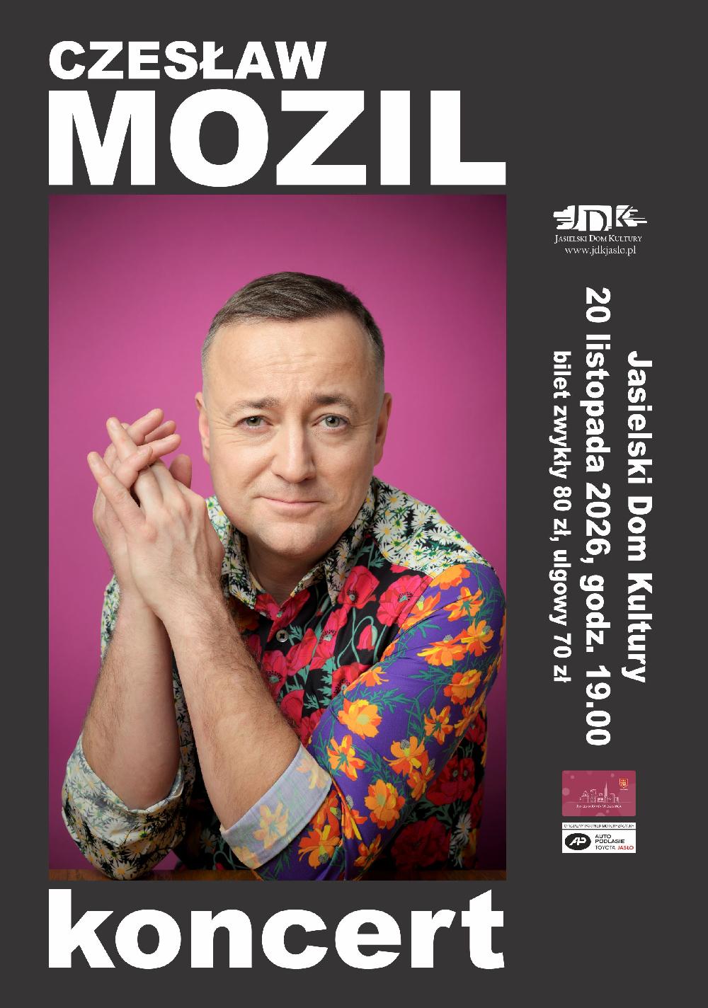 Czesław Mozil Solo. Koncert na żywo! Czesław Mozil Solo. Koncert na żywo!