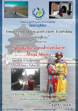 Spotkanie z Alicją Mojko w Lipinkach Spotkanie z Alicją Mojko w Lipinkach
