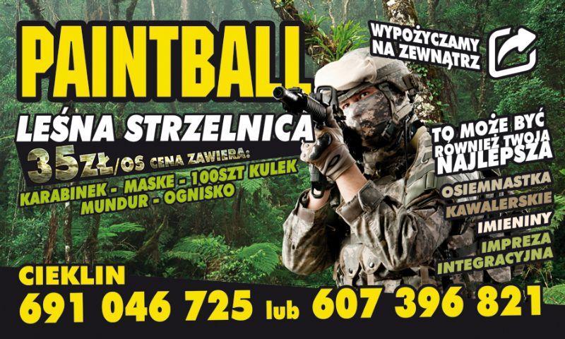 Wypożyczalnia sprzętu do gry w paintball Wypożyczalnia sprzętu do gry w paintball