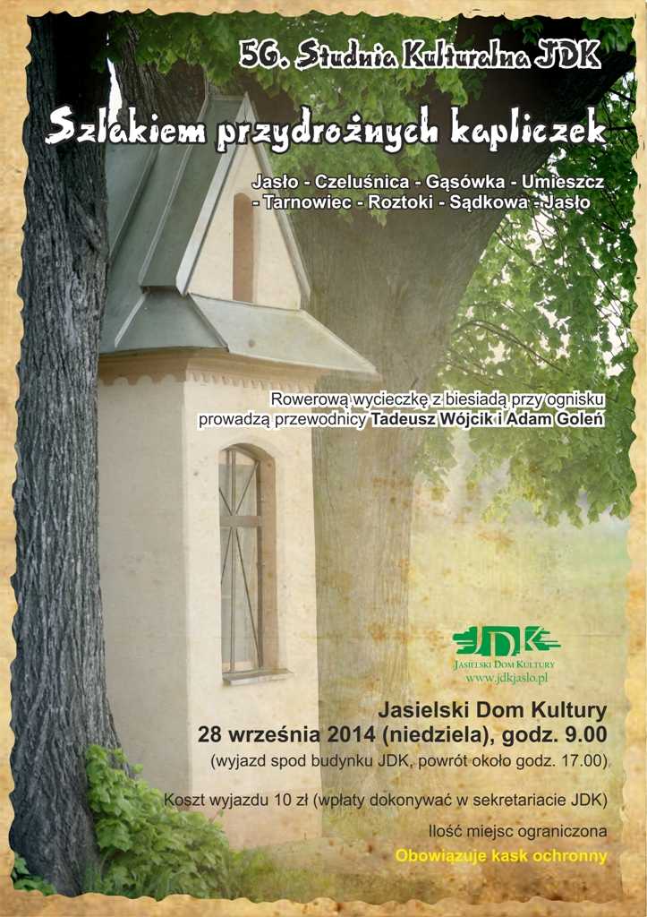Szlakiem przydrożnych kapliczek Szlakiem przydrożnych kapliczek
