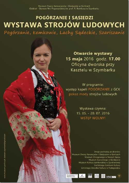 Wystawa „Pogórzanie i sąsiedzi - tradycyjny strój ludowy” Wystawa „Pogórzanie i sąsiedzi - tradycyjny strój ludowy”