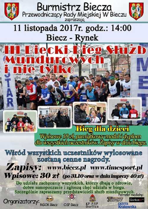 III Biecki Bieg Służb Mundurowych III Biecki Bieg Służb Mundurowych