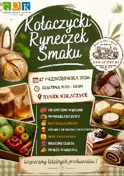 Zaproszenie na Jarmark Produktów Lokalnych w Kołaczycach